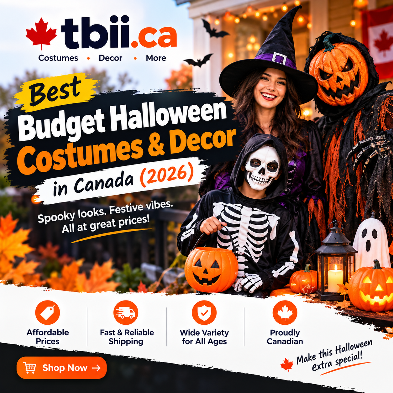 Best Budget Halloween Costumes & Decor in Canada (2026)
